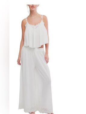 FP Wide Leg Woven Set